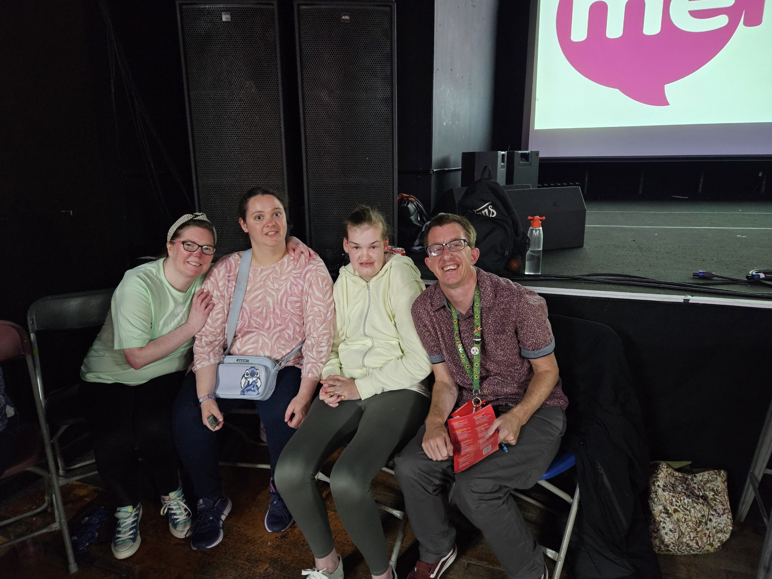 Friends at the event